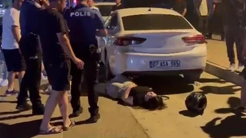 Motosiklet Kazasında Sürücü Kaçtı