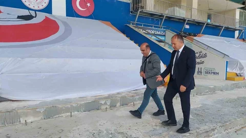 Kazımkarabekir Stadı Süper Lige Hazırlanıyor