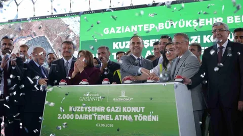 Gaziantep'te Konut Projesinin Temeli Atıldı