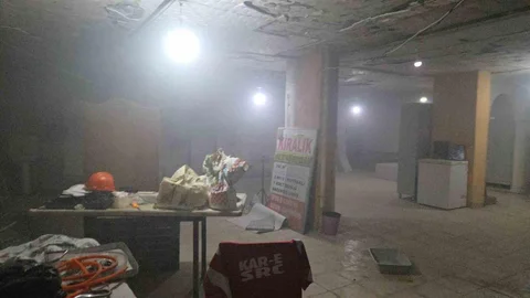 Samsun'da Köfteci Dükkanında Yangın Çıktı