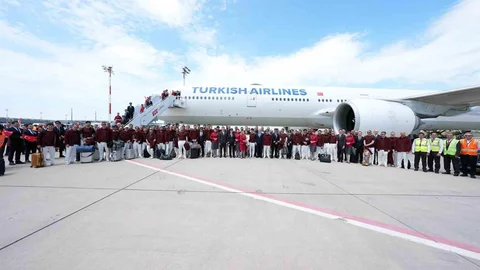 A Milli Takım ABD’ye Ulaştı