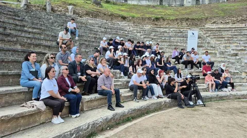 Düzce'de Antik Tiyatroda Gladyatör İzleri