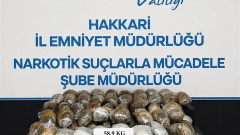 Hakkari’de Uyuşturucu Operasyonu Yapıldı