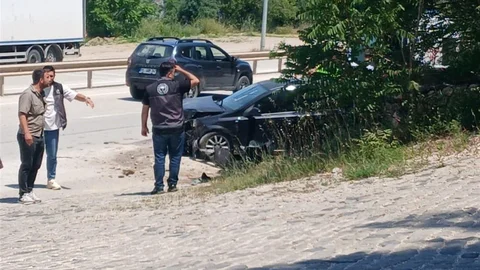 Bilecik'te Otomobil Kazası Meydana Geldi