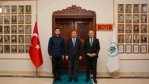 Gündüz'den Vali Aydoğdu'ya Teşekkür Ziyareti