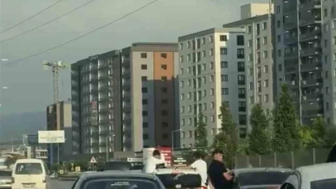Bursa'da Düğün Konvoyunda Tehlikeli Hareketler