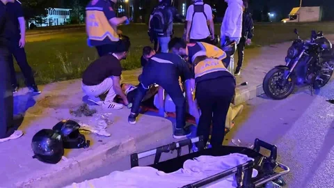 Bursa'da Motosiklet Kazası