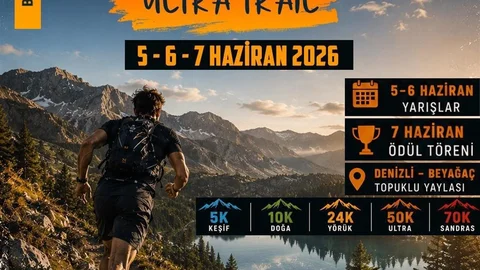 Beyağaç’taki Sandras Ultra Trail İçin Geri Sayım Başladı