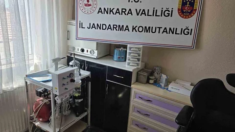 Ankara'da Sahte Diş Doktoruna Operasyon