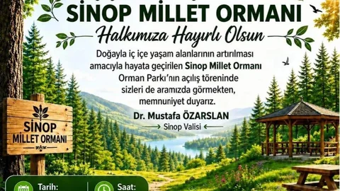 Sinop Millet Ormanı Açılıyor