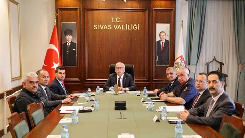 Sivas'ta Güvenlik Toplantısı Yapıldı