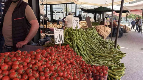 Kayseri'de Sebze Fiyatları Düşüşte