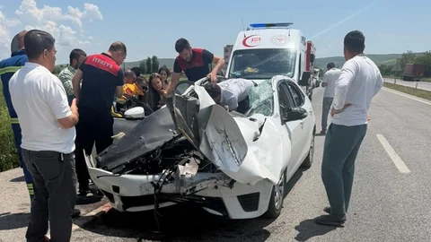 Yozgat'ta Trafik Kazası: 2 Yaralı