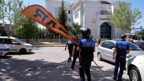 Elazığ'da Kaldırım Denetimi Yapıldı