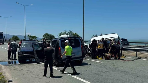Rize'de Ters Yöne Giren Sürücü Kazaya Neden Oldu