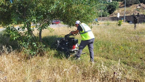Bodrum'da Ot Temizliği Devam Ediyor