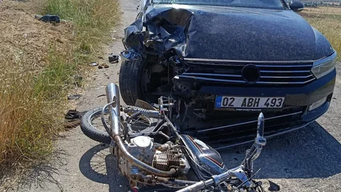 Adıyaman'da Motosiklet Kazası