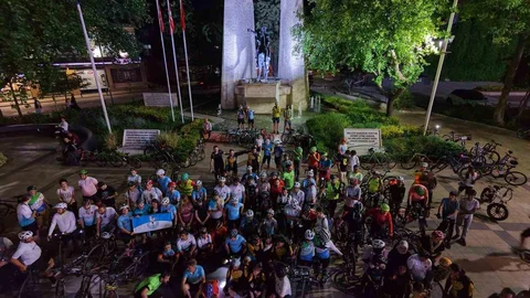 Denizli'de 400 Bisikletli Pedal Çevirdi