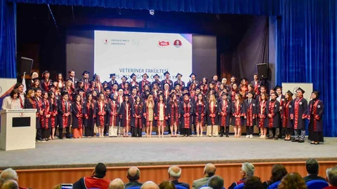 Ondokuz Mayıs Üniversitesi'nde Mezuniyet Töreni