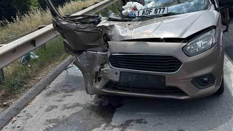 Mersin'de Otoyolda Kaza Meydana Geldi