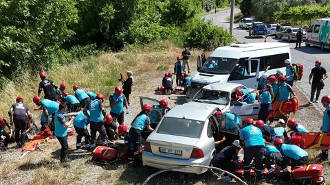 Muğla'da UMKE Tatbikatı Gerçekleşti