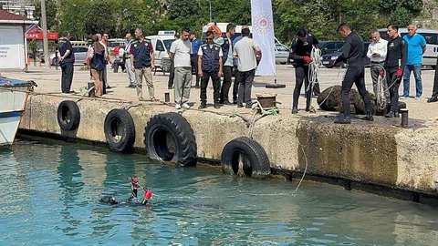 Bartın'da Denizdeki Çöpler Temizlendi
