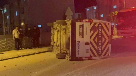Eskişehir'de İşçi Servisi Kaza Yaptı