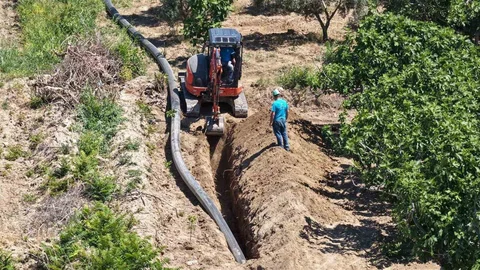 Aydın Buharkent'te Altyapı Yatırımı Başladı