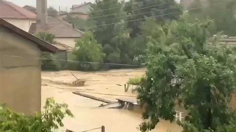 Bulgaristan'da Sel Felaketi Yeniden Başladı
