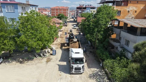 Köprübaşı'nda Altyapı Yenileme Çalışmaları Başladı