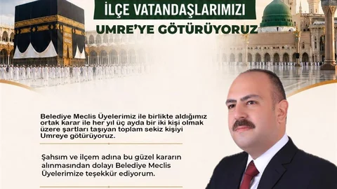 İnönü Belediyesi'nden Umre Projesi Duyurusu
