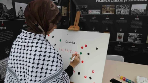 Bursa Teknik Üniversitesi'nde Filistin Nöbeti