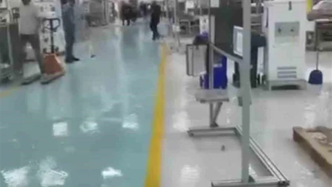 Çankırı'da Sel Suları Fabrikayı Bastı