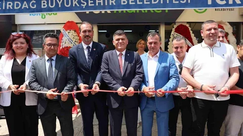 Tekirdağ Muratlı'da Yeni Market Açıldı