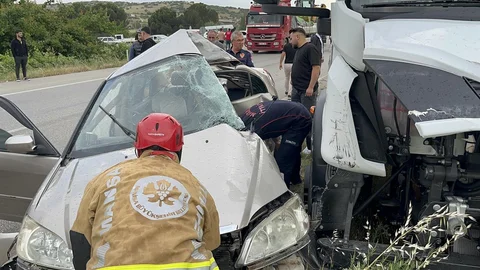 Kula'da Trafik Kazası: 1 Ağır Yaralı