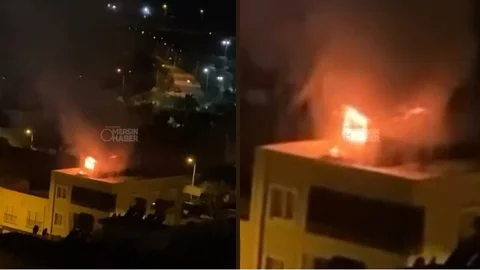 Toroslar’da Damdaki Kuş Barakası Kül Oldu, Güvercinlerse Maalesef Telef!