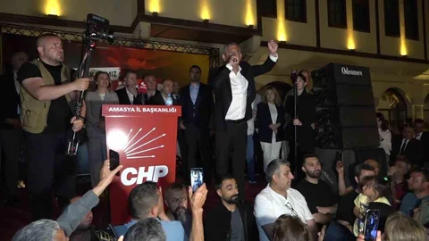 Özgür Özel Amasya'da Konuştu