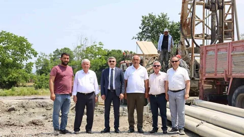 Dikmeli Köyü'nde Sondaj Çalışmaları Devam Ediyor