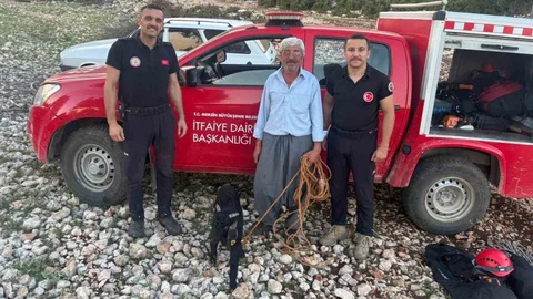 Mersin'de Oğlak Kurtarma Operasyonu