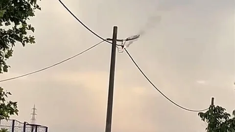 Bandırma'da Elektrik Hattında Korku Anları