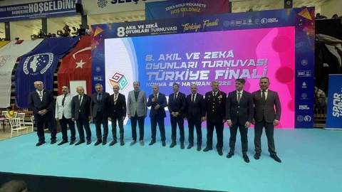 Konya'da Akıl ve Zeka Oyunları Finali Başladı