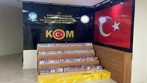 Şanlıurfa'da Kaçak Sigara Operasyonu