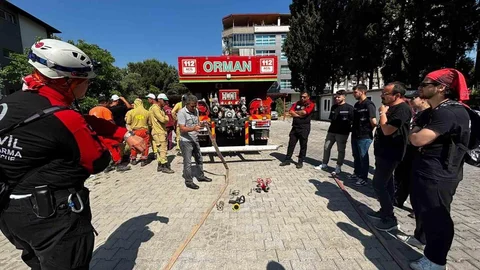 Aydın'da Orman Yangınları Eğitimi