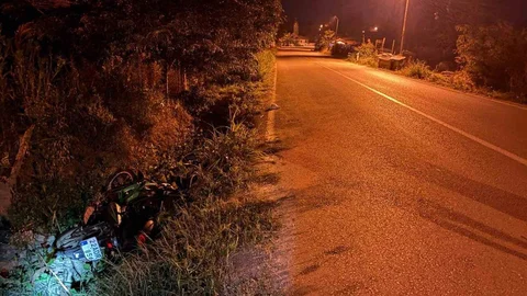 Edirne'de Alkollü Motosiklet Kazası