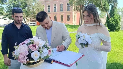 Edirne'de 33 Çift Evlendi