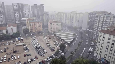 Kayseri'de Sağanak Yağış Etkili Oldu