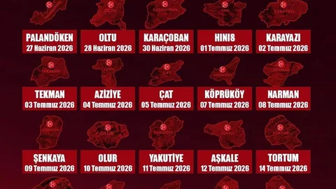 MHP Erzurum İlçe Kongre Takvimini Açıkladı