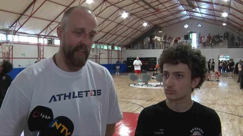 Arturas Milaknis Ankara'da Genç Sporcularla Buluştu