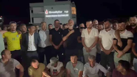 Edirne'de Maden İşçileri Eylemde