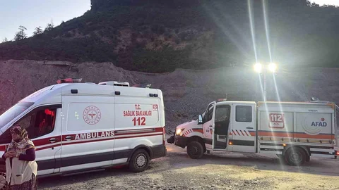 Giresun'da Mahsur Kalan İki Kişi Kurtarıldı